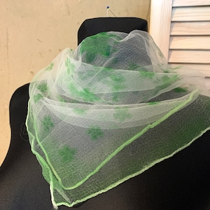 Sheer vintage head scarf