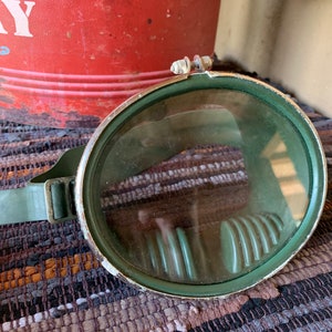 Vintage scuba diving goggles Dive mask from 1970