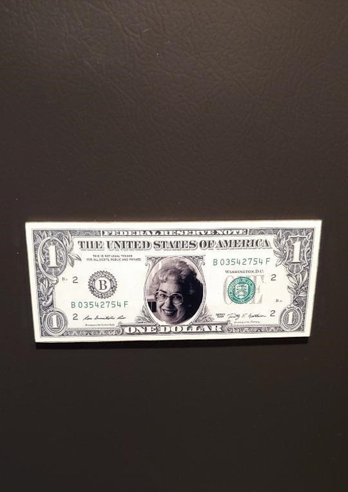 Dollar Bill Gag Gift. Your images on a Dollar Bill. Etsy