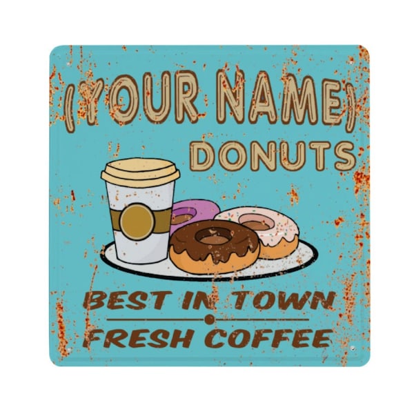 Doughnut Shop Sign Etsy