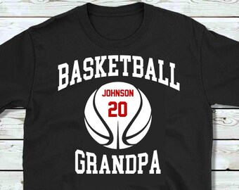 basketball grandpa shirt