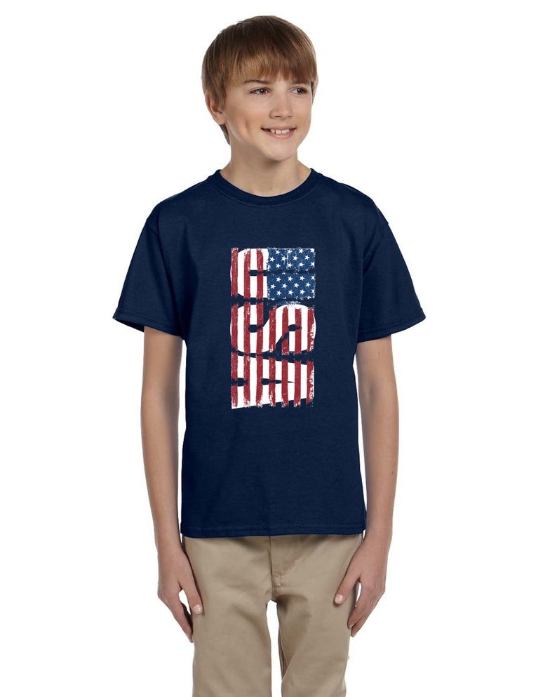USA Youth Shirt USA kids Flag shirt Independence Day shirt America shirt USA gift shirt Patriotic Shirt 4th of July Shirt