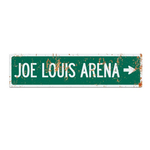 Joe Louis Arena Wool Banner - Vintage Detroit Collection