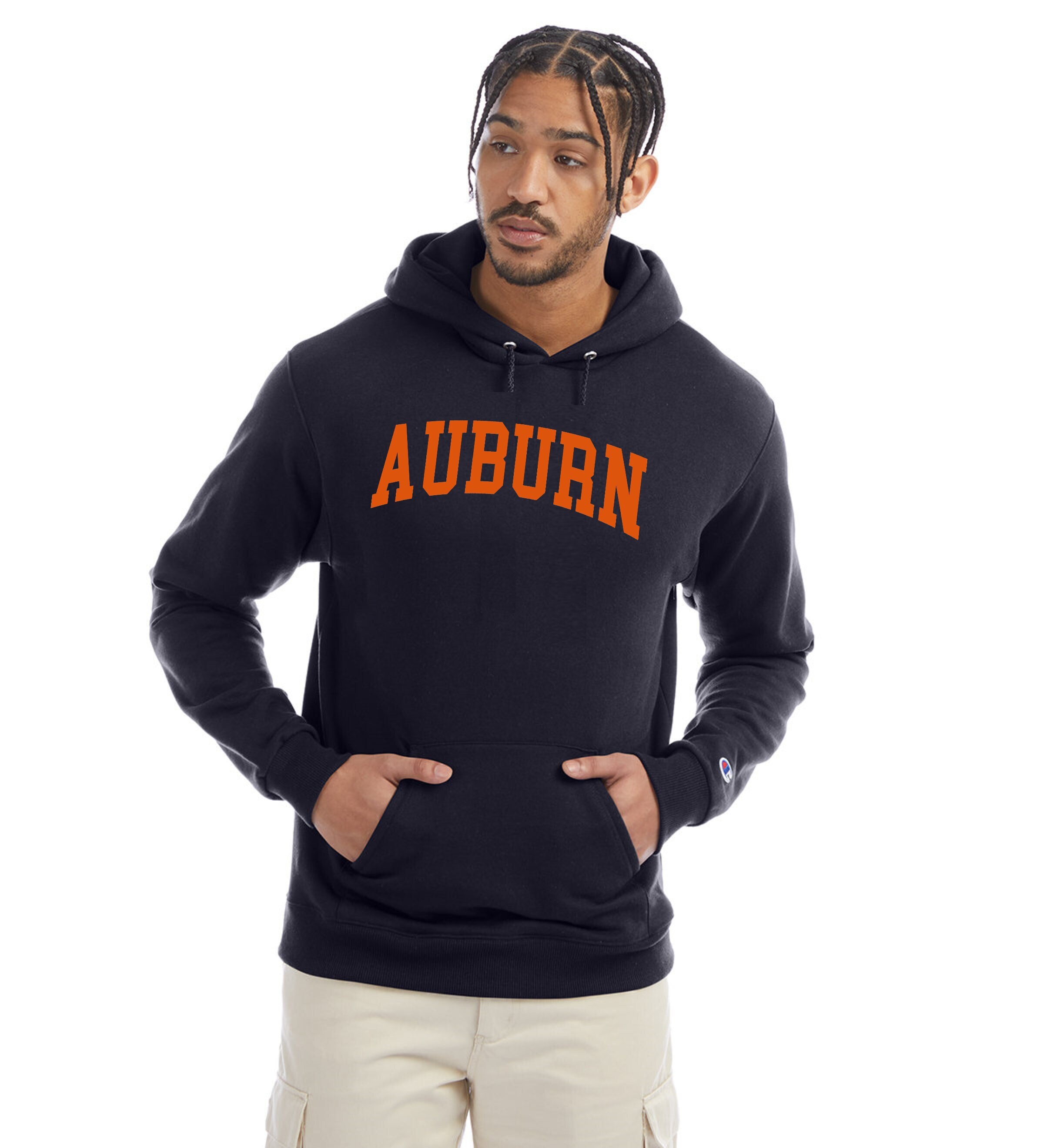 AUB Auburn Champion Fleece Screen Print Arch With Logo, 44% OFF