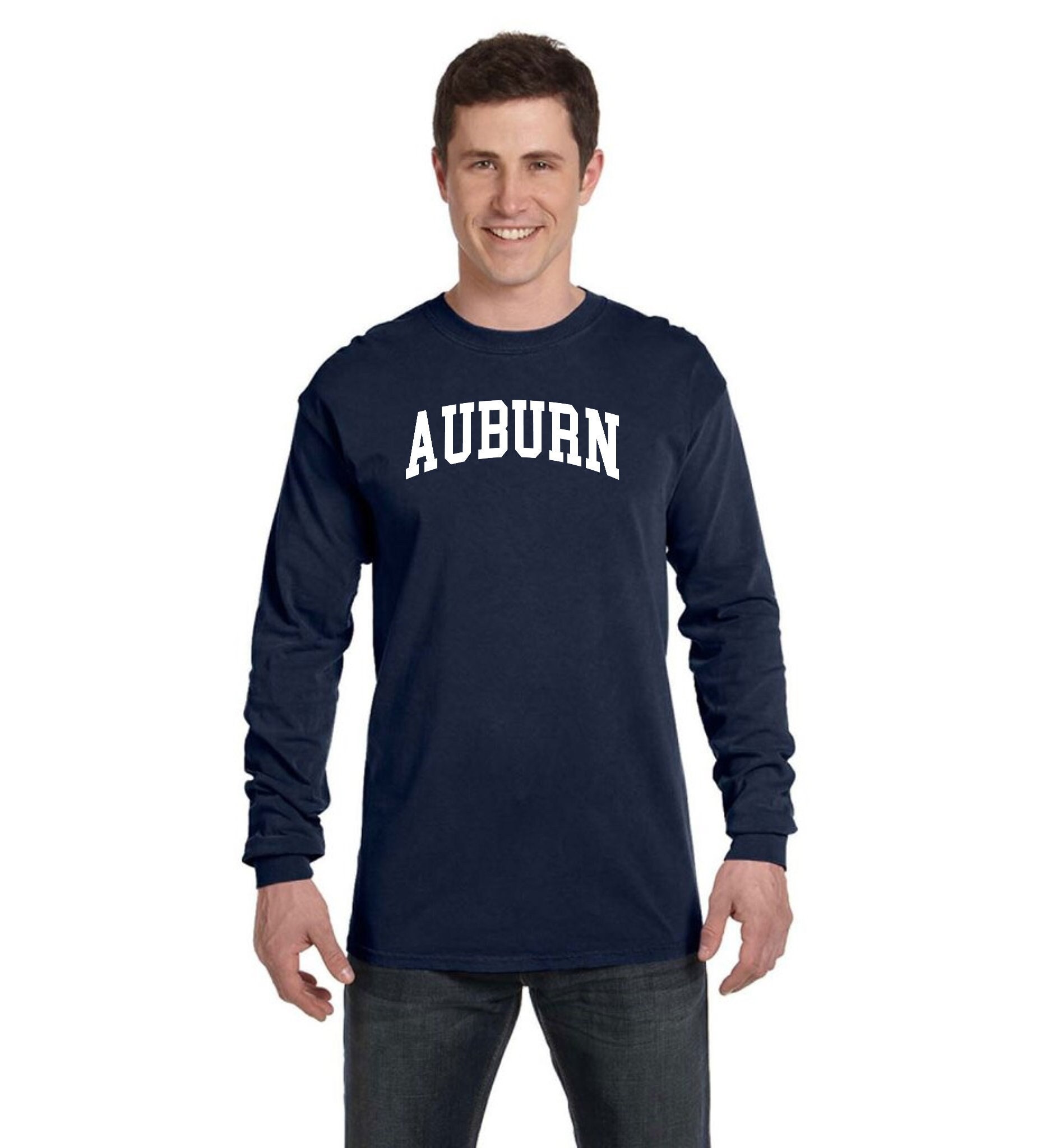 Auburn Comfort Colors Long Sleeve Shirt 