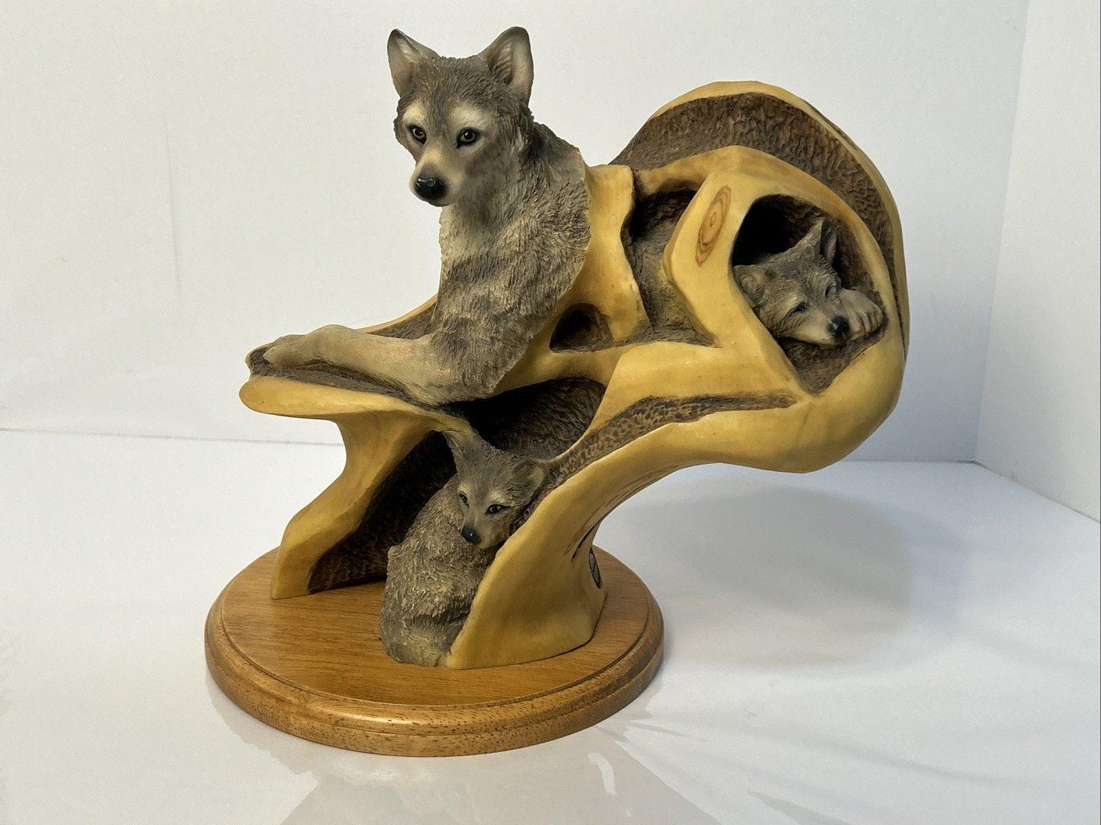 Mill Creek Studios Originals Family Tree 3 Wolves Sculpture #63120