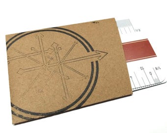 Architect + Engineer Travel Scales: Functional Architectural and Engineering Wallet Sized Every Day Carry Rulers