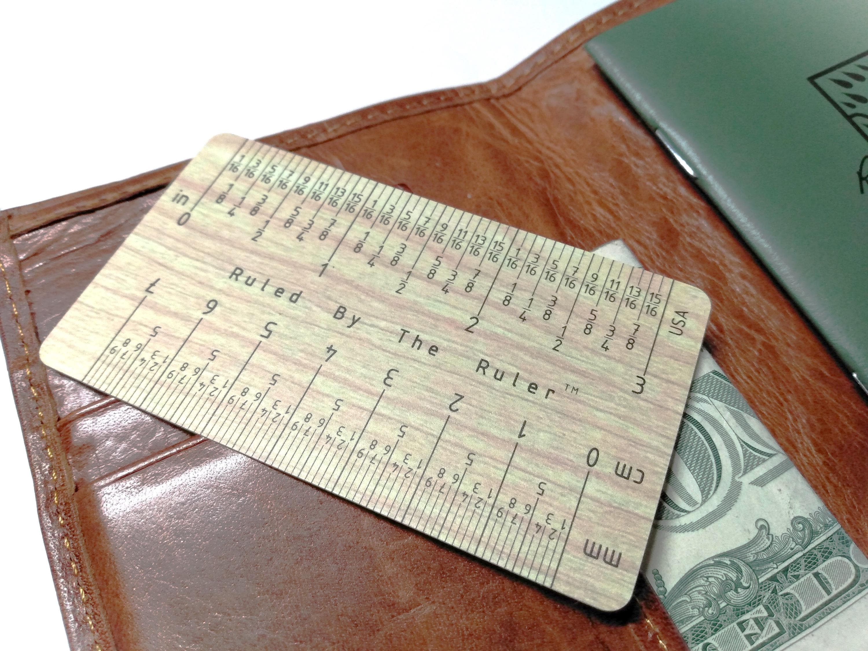 Mini Pocket Ruler Pocket + Wallet Mini Rulers: 10 Pack Set - Etsy