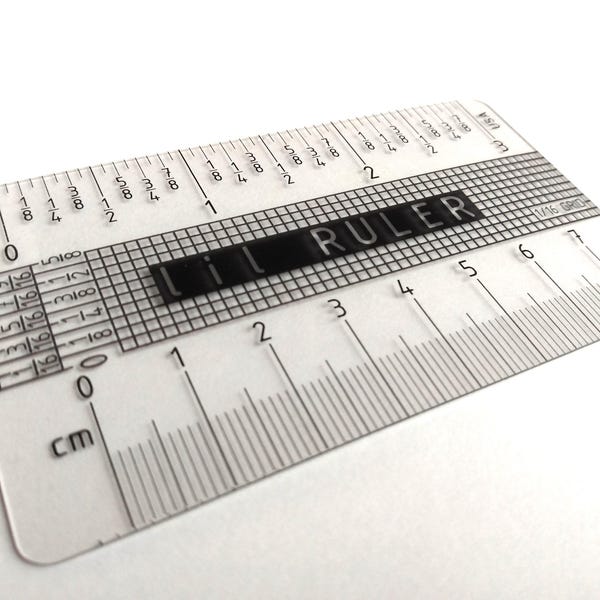 Small Ruler With Inches Small Journal Ruler - Etsy
