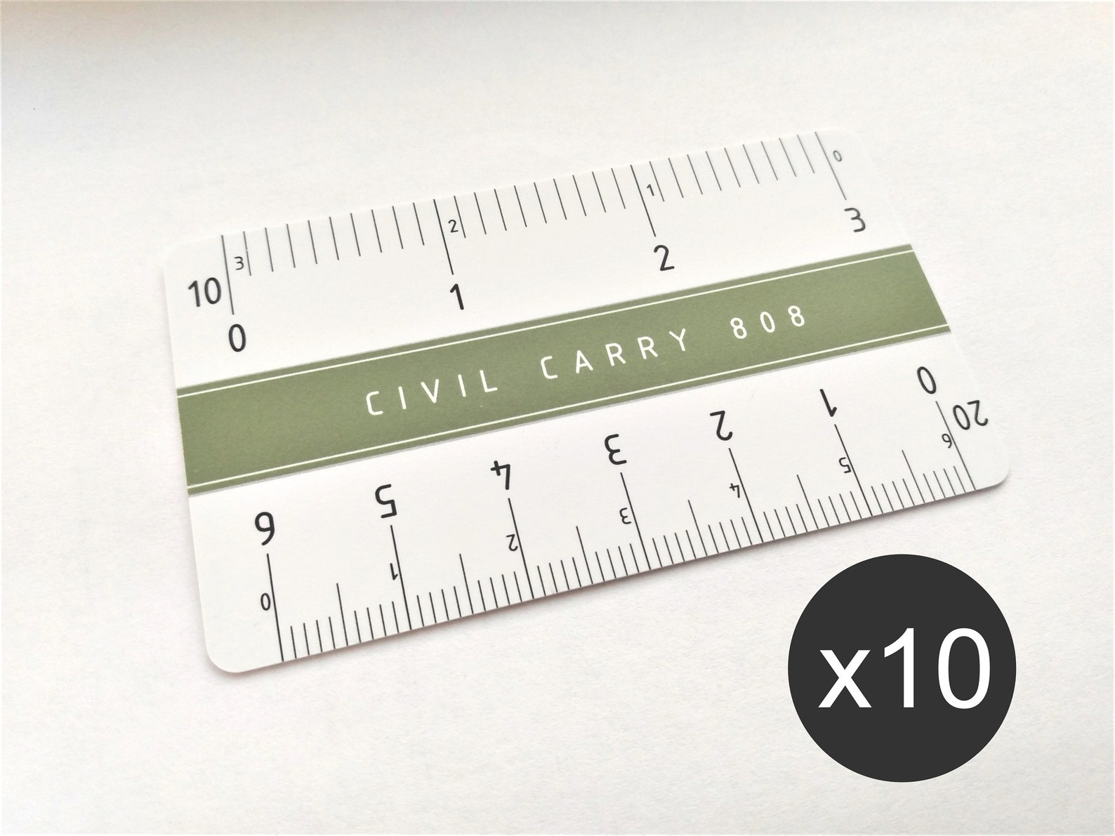 Mini Engineering Scale: Wallet Size Engineer Ruler *pack of 10* - Etsy