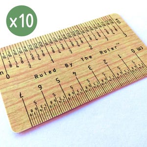 Small Mini Wallet/ Pocket Ruler *PACK OF 10*