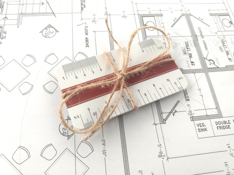 Architecture Student Scale + Ruler Set, Bow Tied Gift image 3