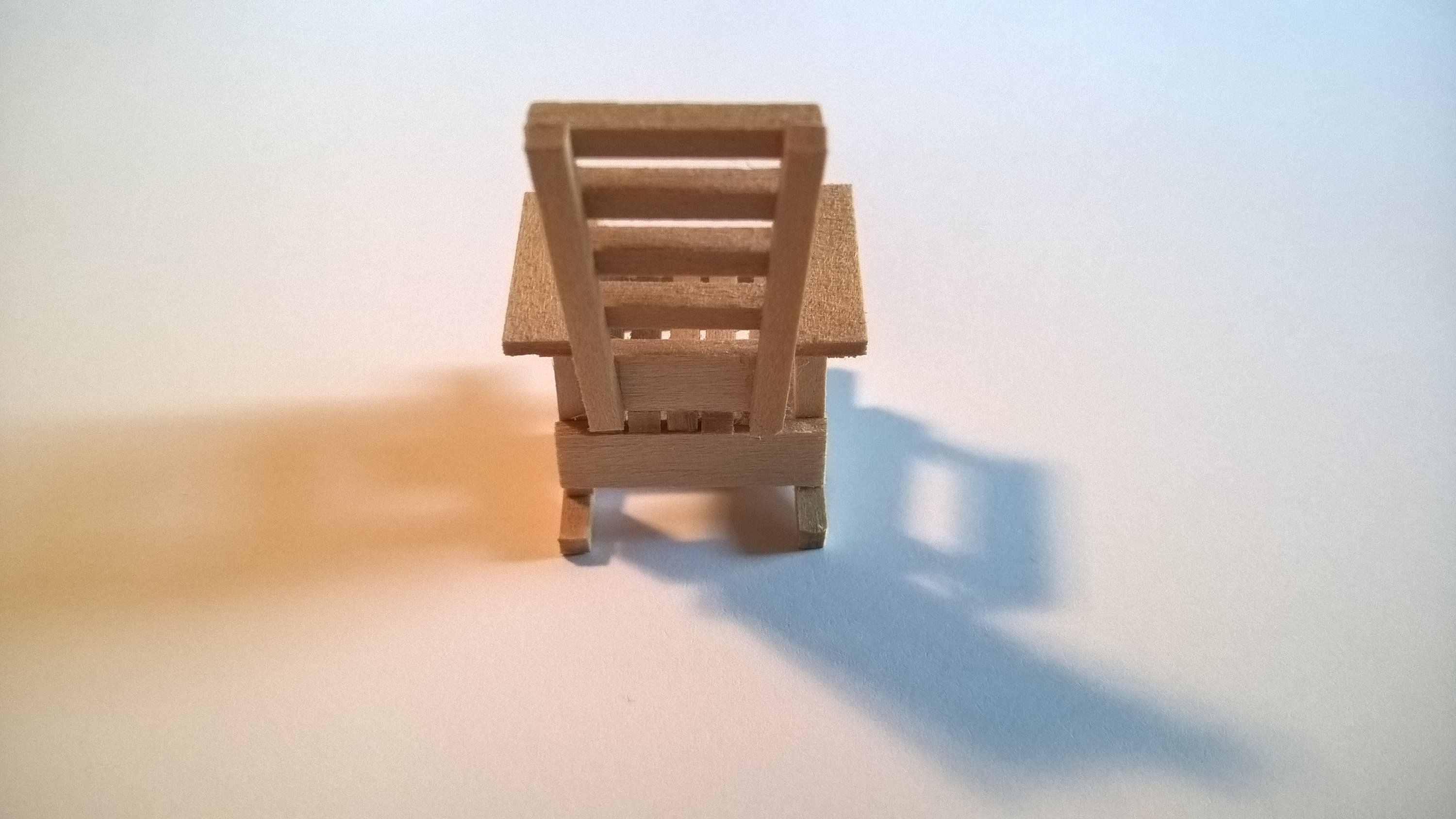Miniature Wood Architectural Model Chair - Etsy