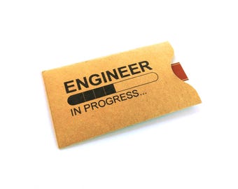 Engineer In Progress Wallet Carry Scale: Engineering Intern + Student Gift