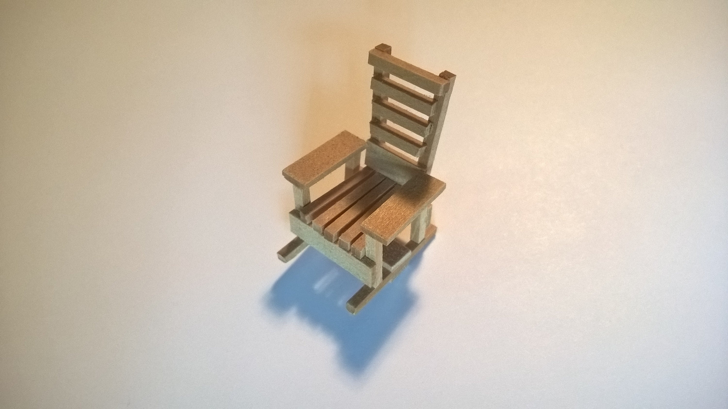 Miniature Wood Architectural Model Chair - Etsy