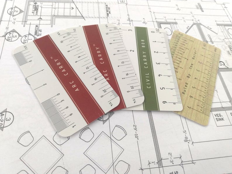 Architecture Student Scale + Ruler Set, Bow Tied Gift image 4