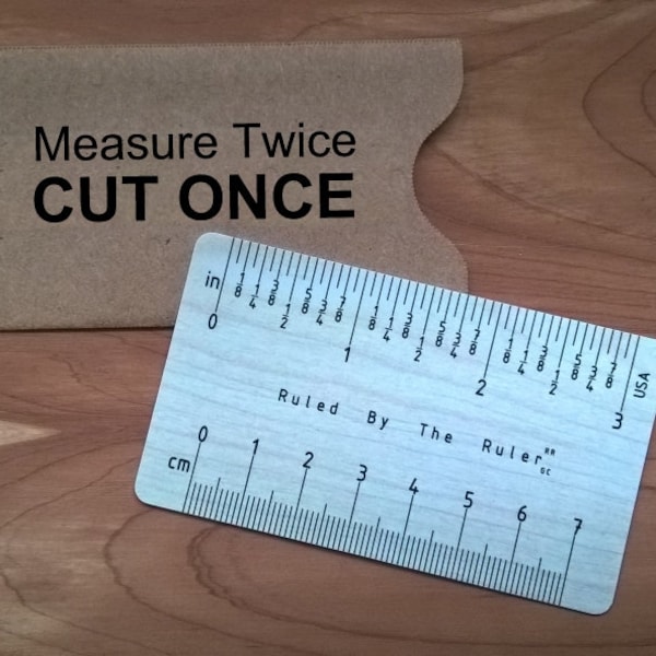 Woodworking Measure Twice Once Cut Etsy