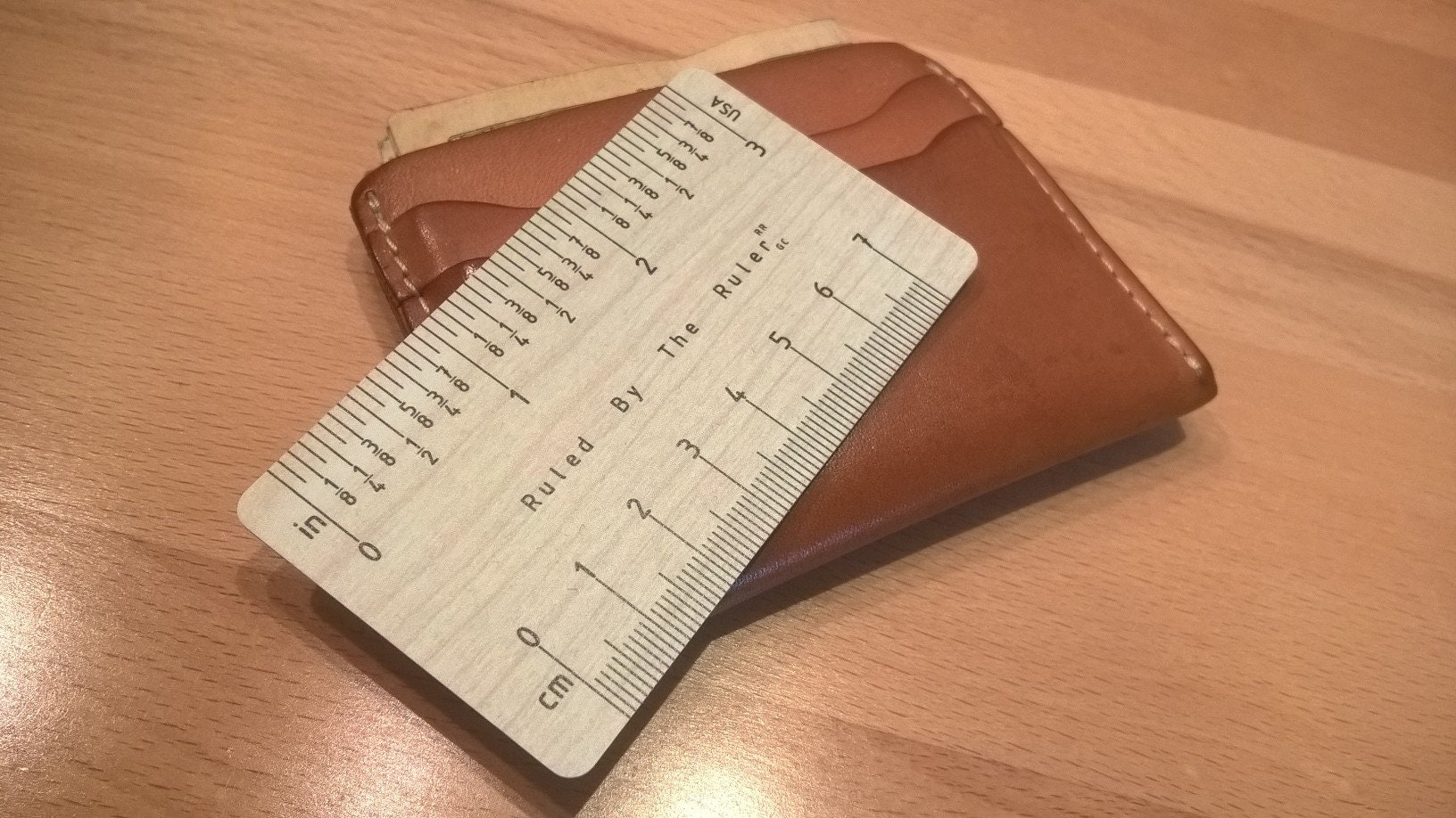 Wallet & Pocket Ruler for EDC use to stay accurate on the go Etsy