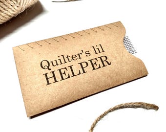 Quilter's lil Ruler: 3 inch Handheld Clear Little Ruler