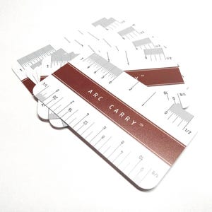 Architect Travel & Every Day Carry Scale: Wallet Size Architectural Ruler *Pack of 10*