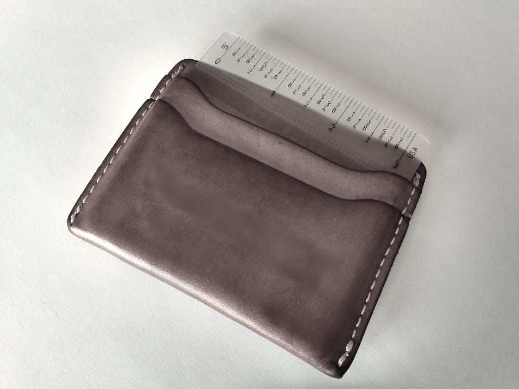 Wallet Sized Ruler: Clear Vinyl Measuring Tool (inches/centimeters) - Etsy