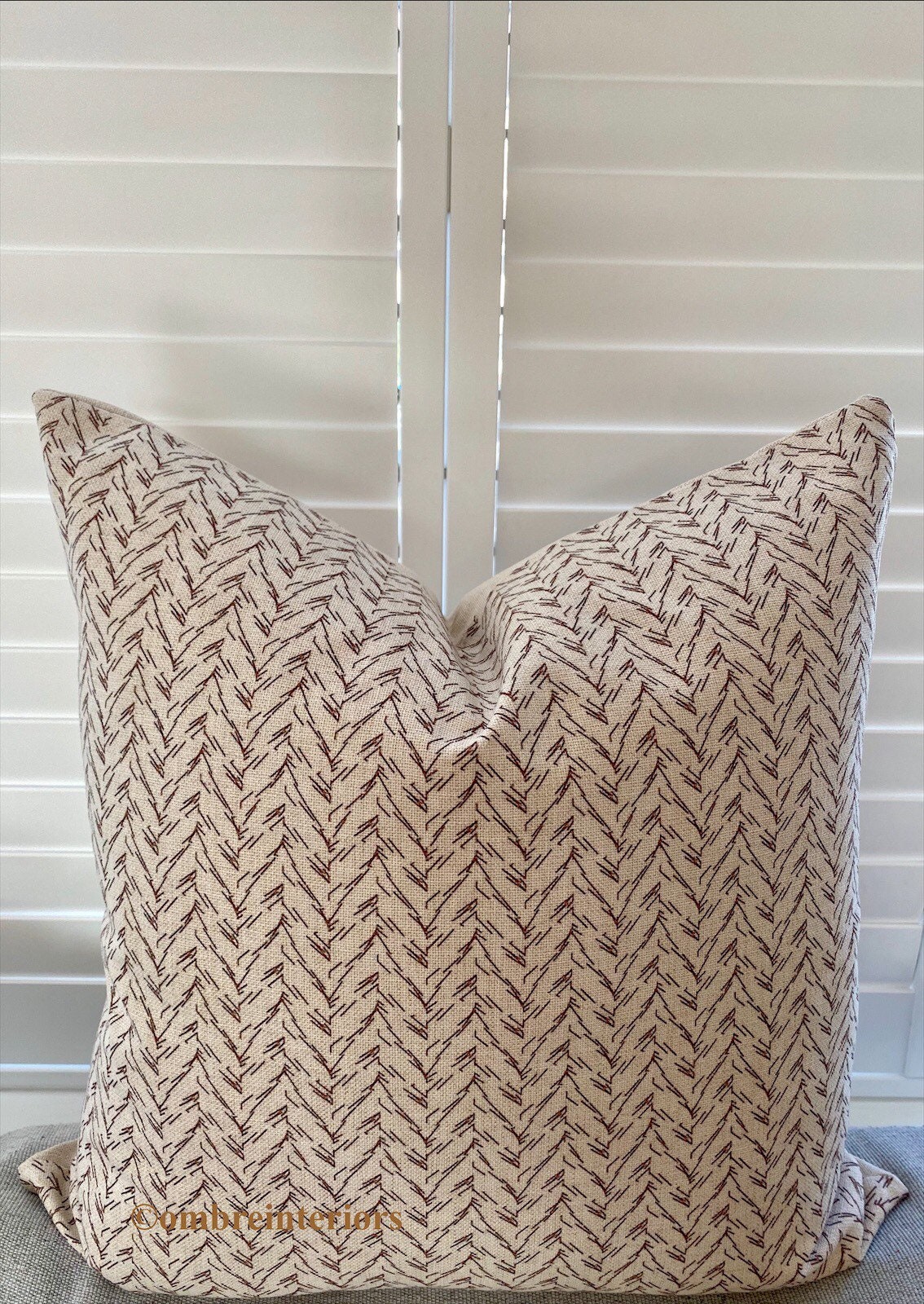 Patterned Scatter cushion cover neutral tones of beige cream Etsy