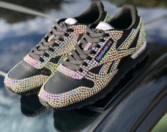 rhinestone reebok shoes