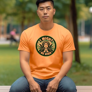 MIGHT BE HI Unisex classic tee