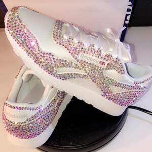 bling reebok sneakers