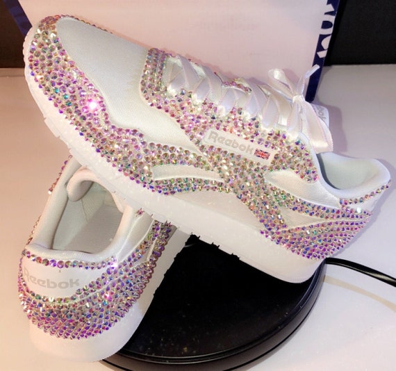 bedazzled reebok classic