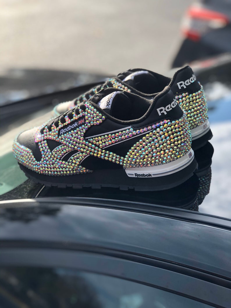 rhinestone reebok sneakers