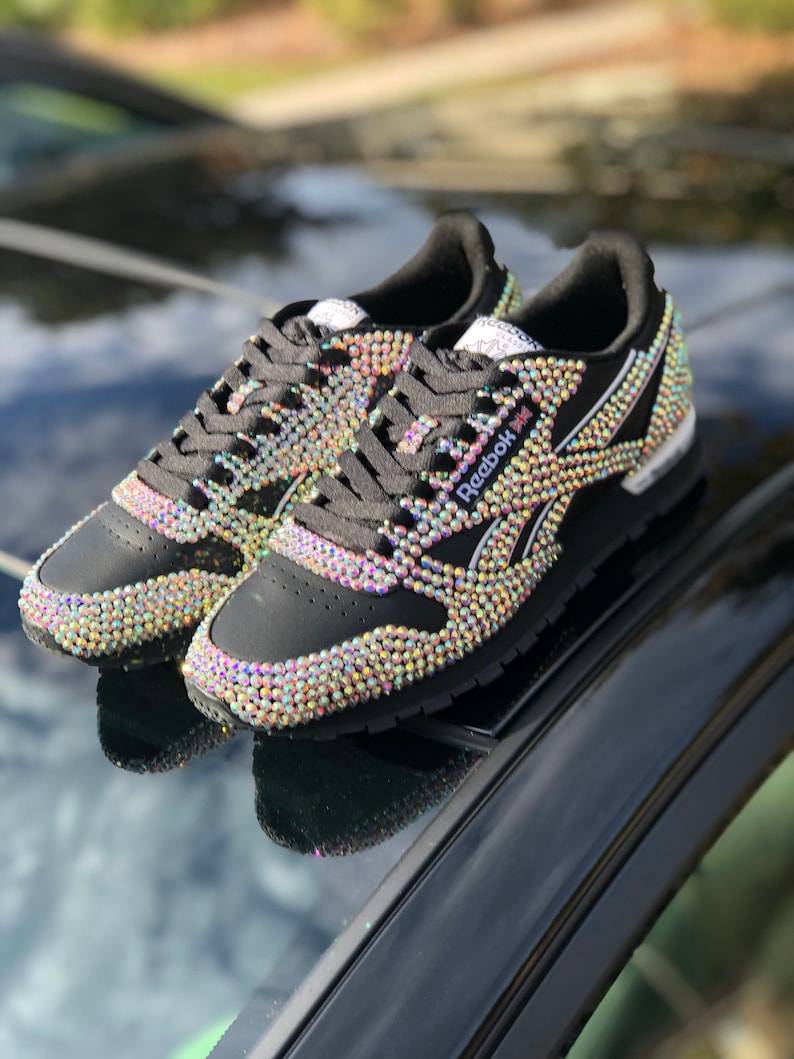 reebok rhinestone sneakers