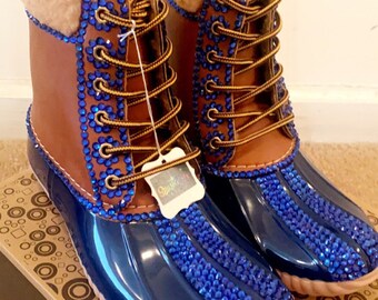 bling rain boots