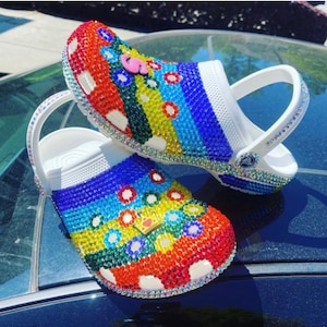 Custom Bling Bedazzled Crocs