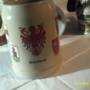 Südtirol Coat of Arms Stein Mug - Northern Italy