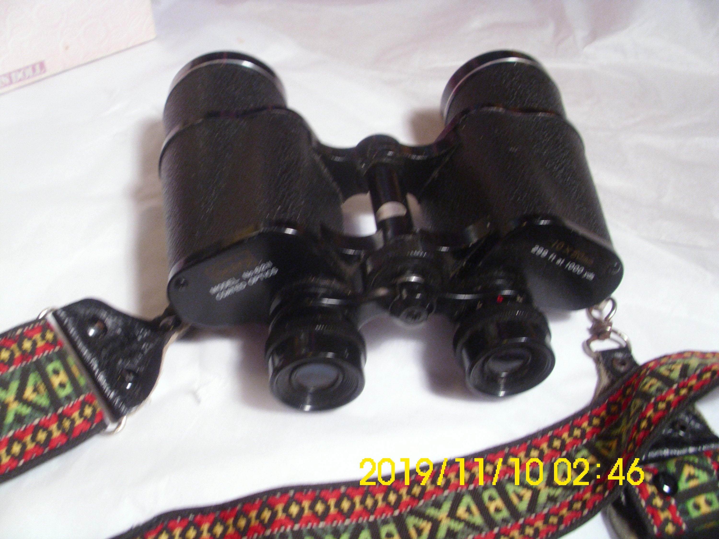 Vintage Binoculars Sears Coated Optics 10 X 50mm Colorful