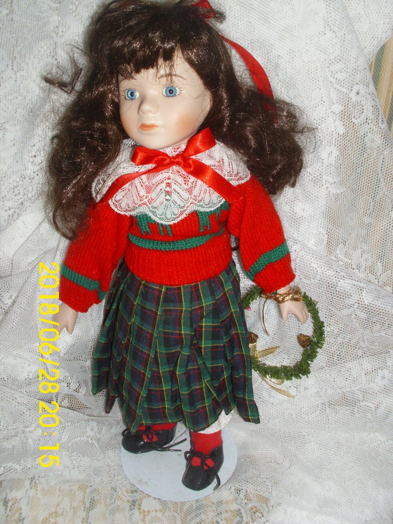white porcelain doll