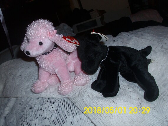 black lab beanie baby