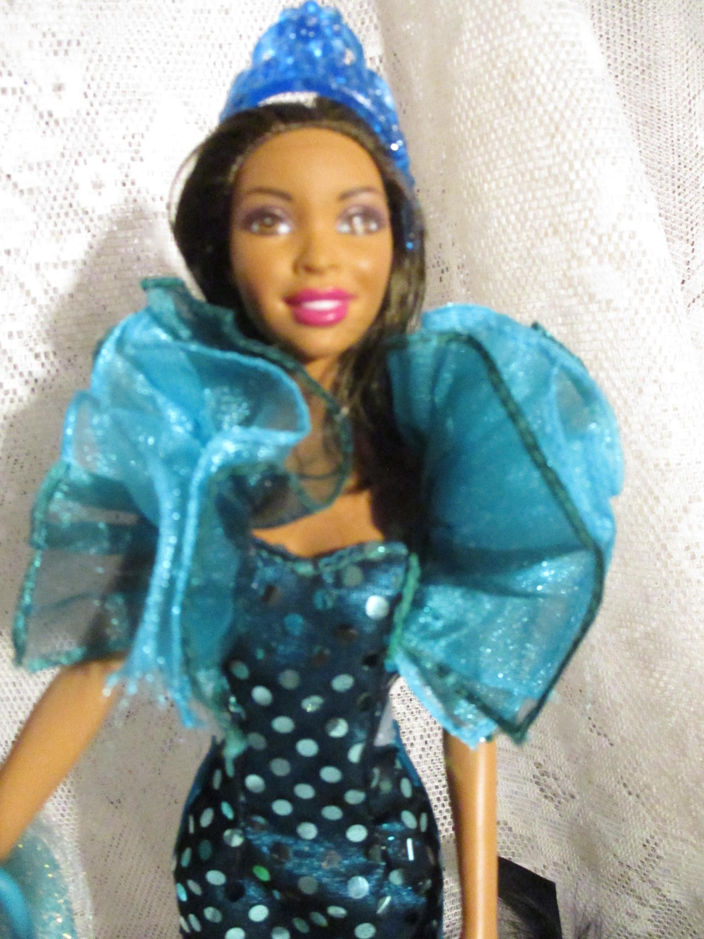 blue dress for baby girl Blue dress for Barbie doll cocktail dress for dolls – The Doll Tailor