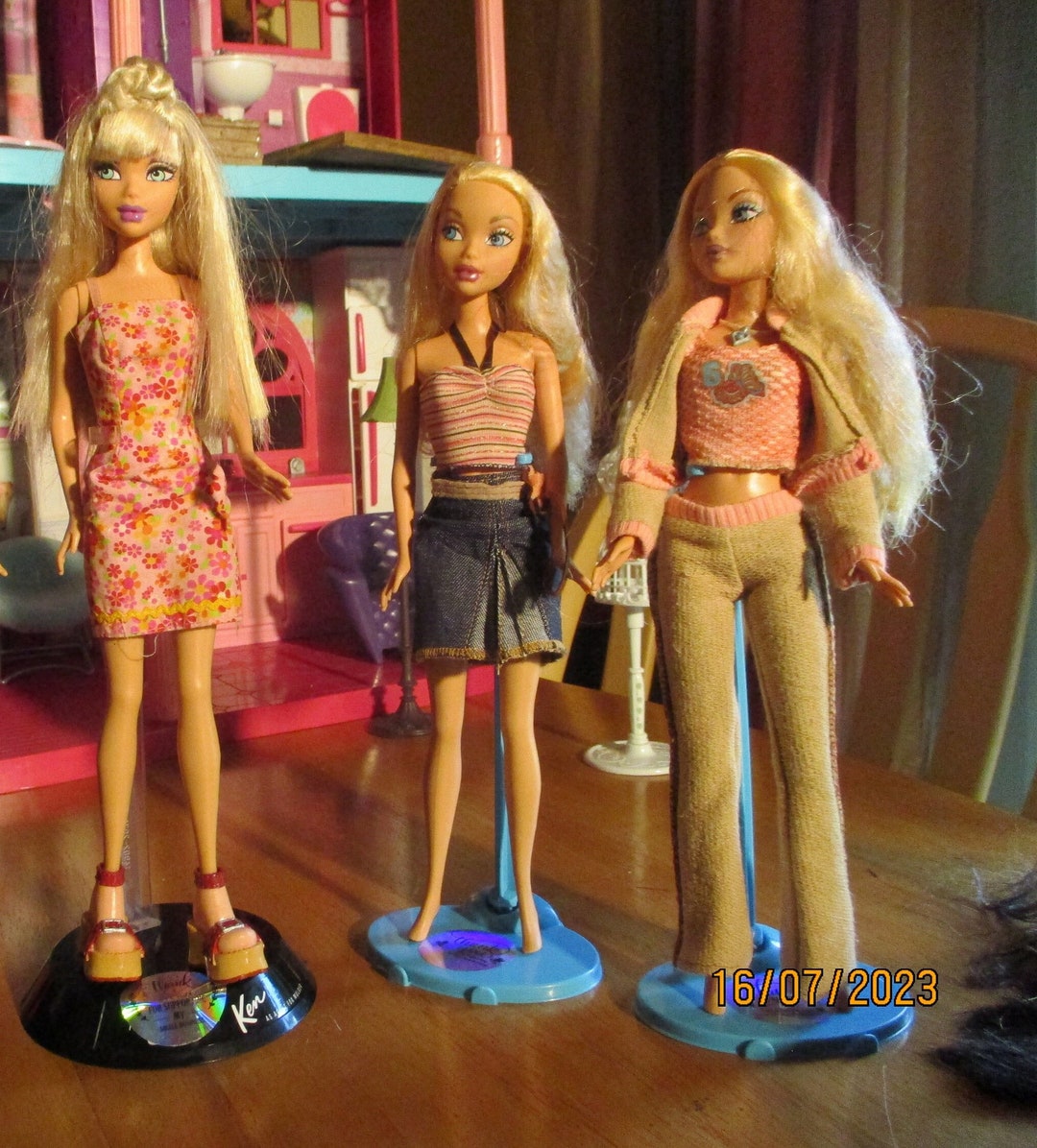 Mattel Barbie My Scene Dolls Barbie Kennedy Tre bambole