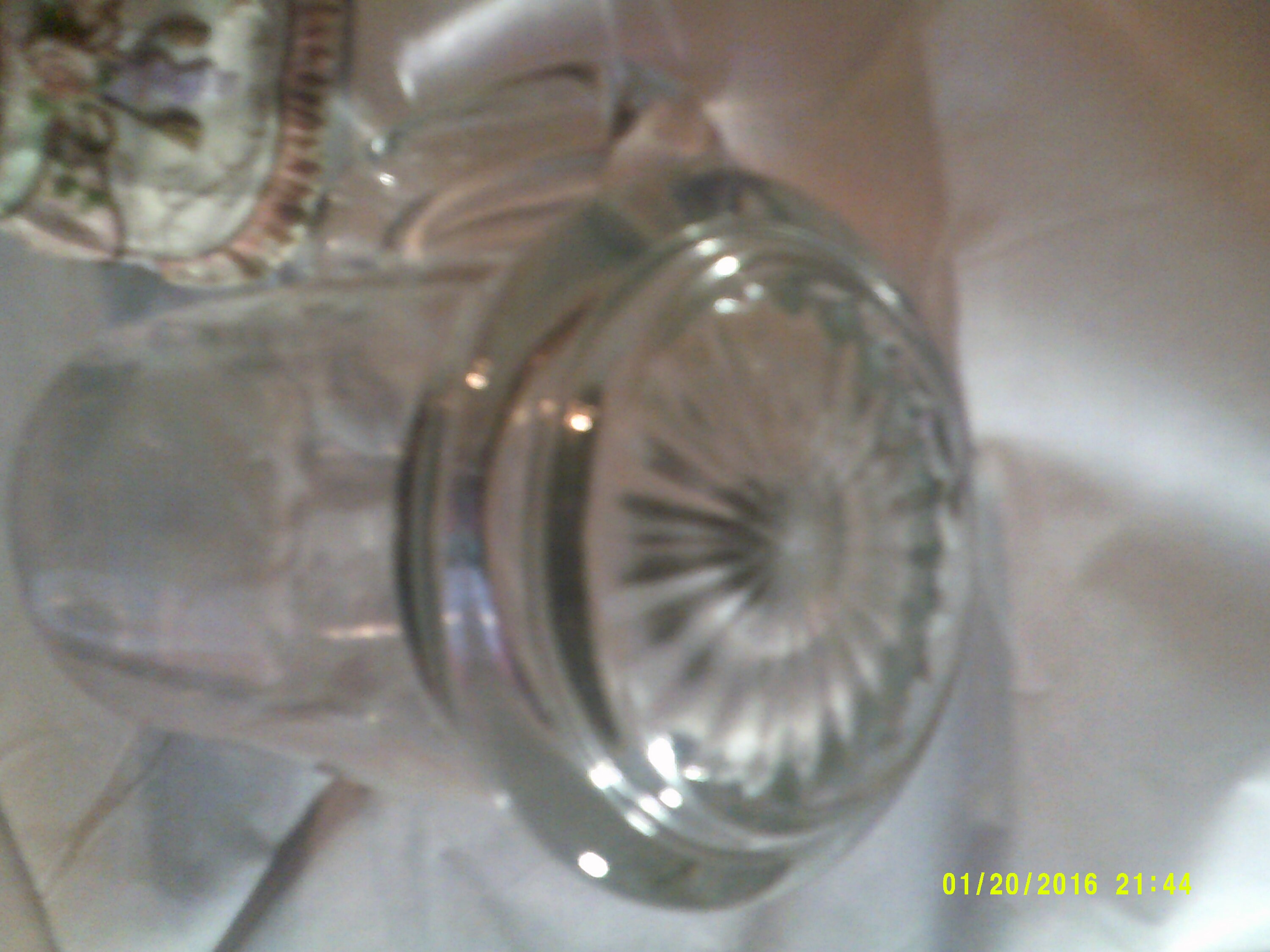 Eamon Glass Hand Cut in Dublin Ireland Shamrock Harp Mug Etsy