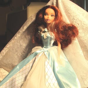 Mattel Barbie My Scene Dolls Chelsea in Disney&#39;s Barbie Cinderella Ball Gown Blue Shoes