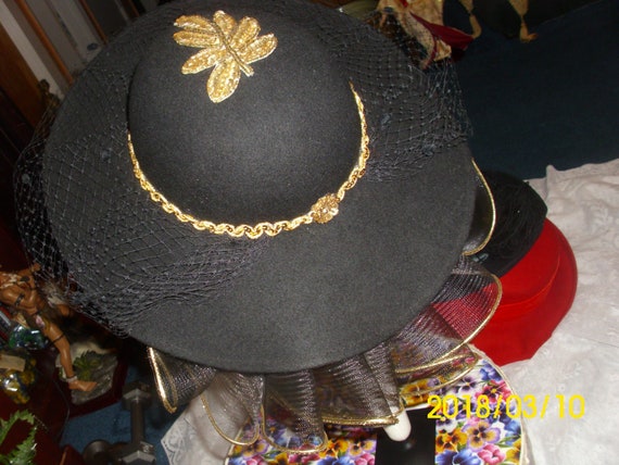 Woman's Church Hat High Fashion Made in USA 100 %… - image 4