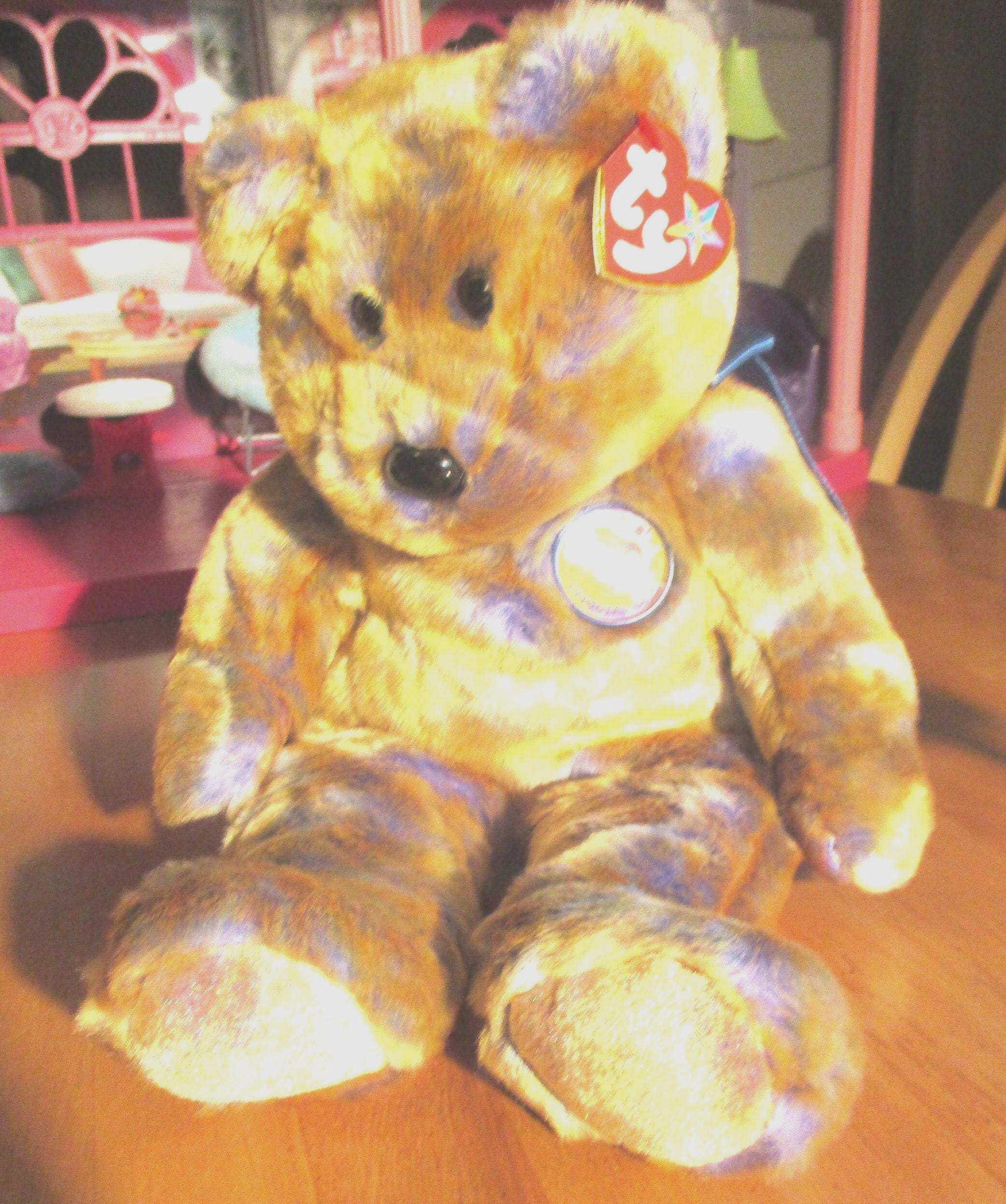 【3/1まで】ビーニーベイビーズBeanie BabiesHuggy 2000年 Ty ビーニーベイビーズ TY 2K 2000年01月01日誕生日 ギフト くま