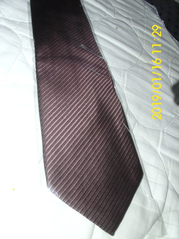 Verdie God Neck Tie 100 Percent Silk Woven Solid B