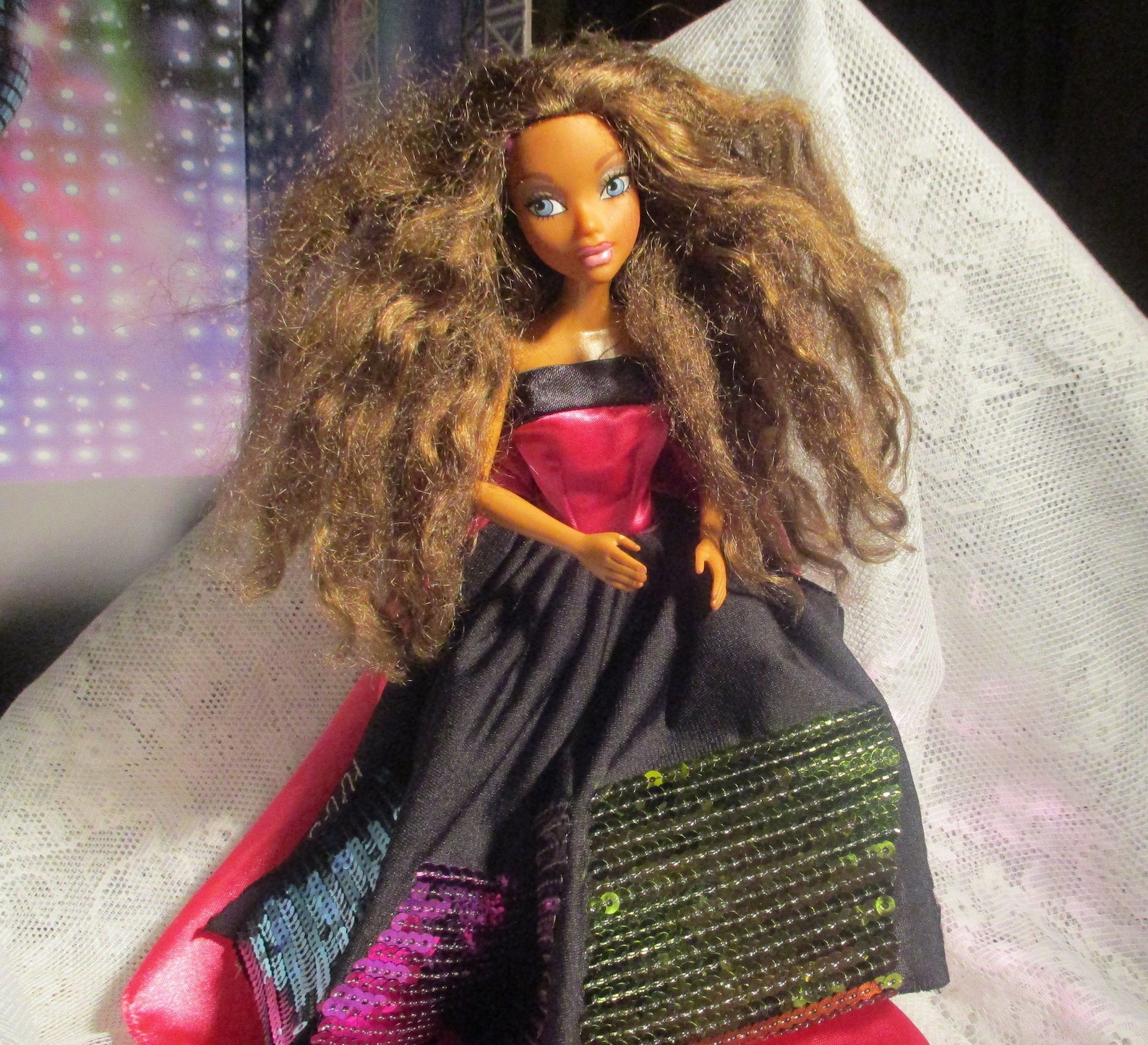 Mattel Barbie My Scene Doll MADISON in Lovely Formal Sequined - Etsy UK