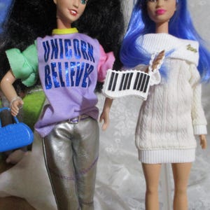 Mattel Barbie Dolls: Oriental Friends KaKa and Blua with Outfits