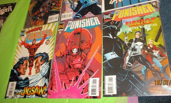 Marvel EDGE Punisher Comic Book Set, Vol 1 #1-6, 1995 - Etsy