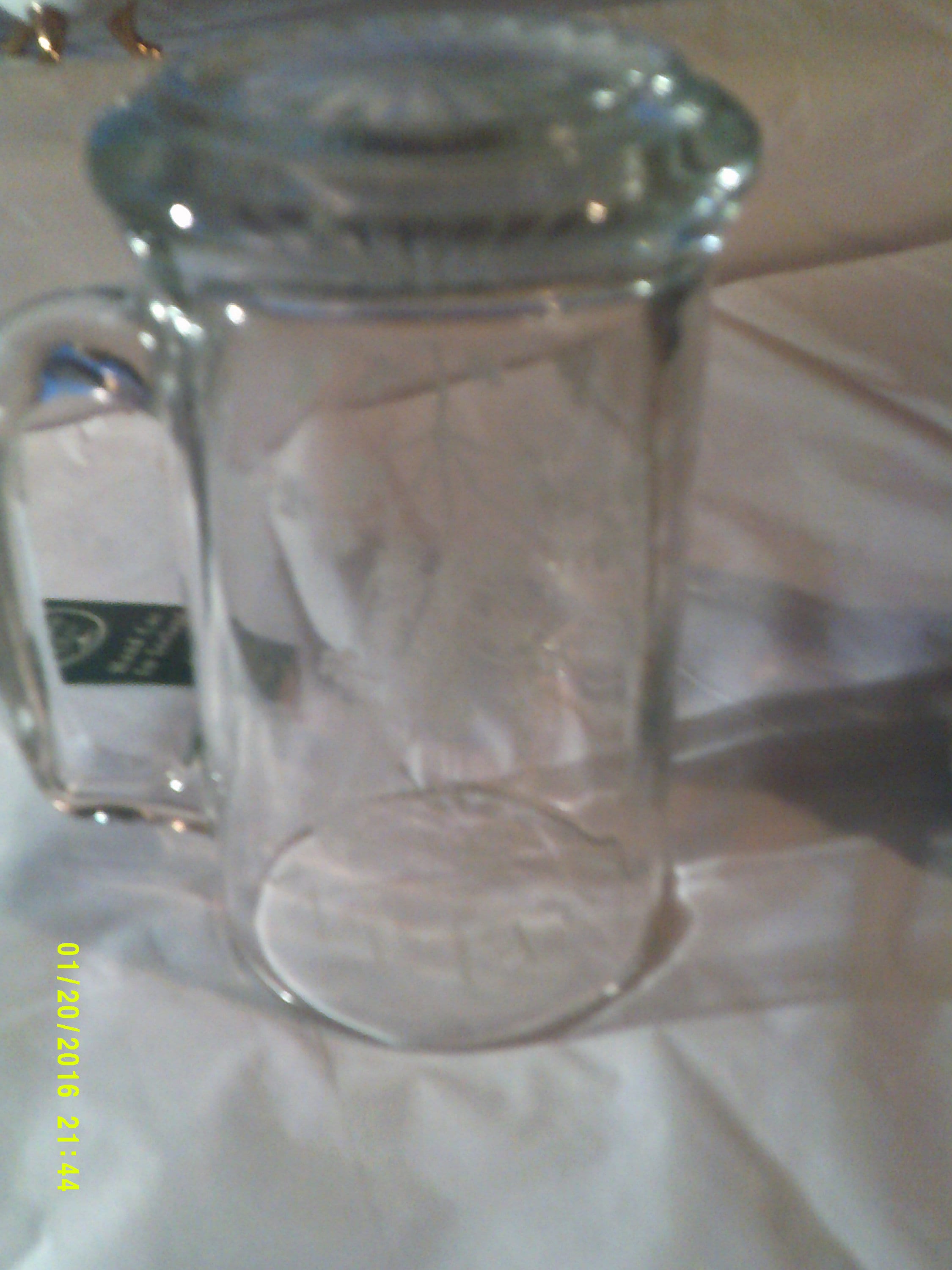 Eamon Glass Hand Cut in Dublin Ireland Shamrock Harp Mug Etsy