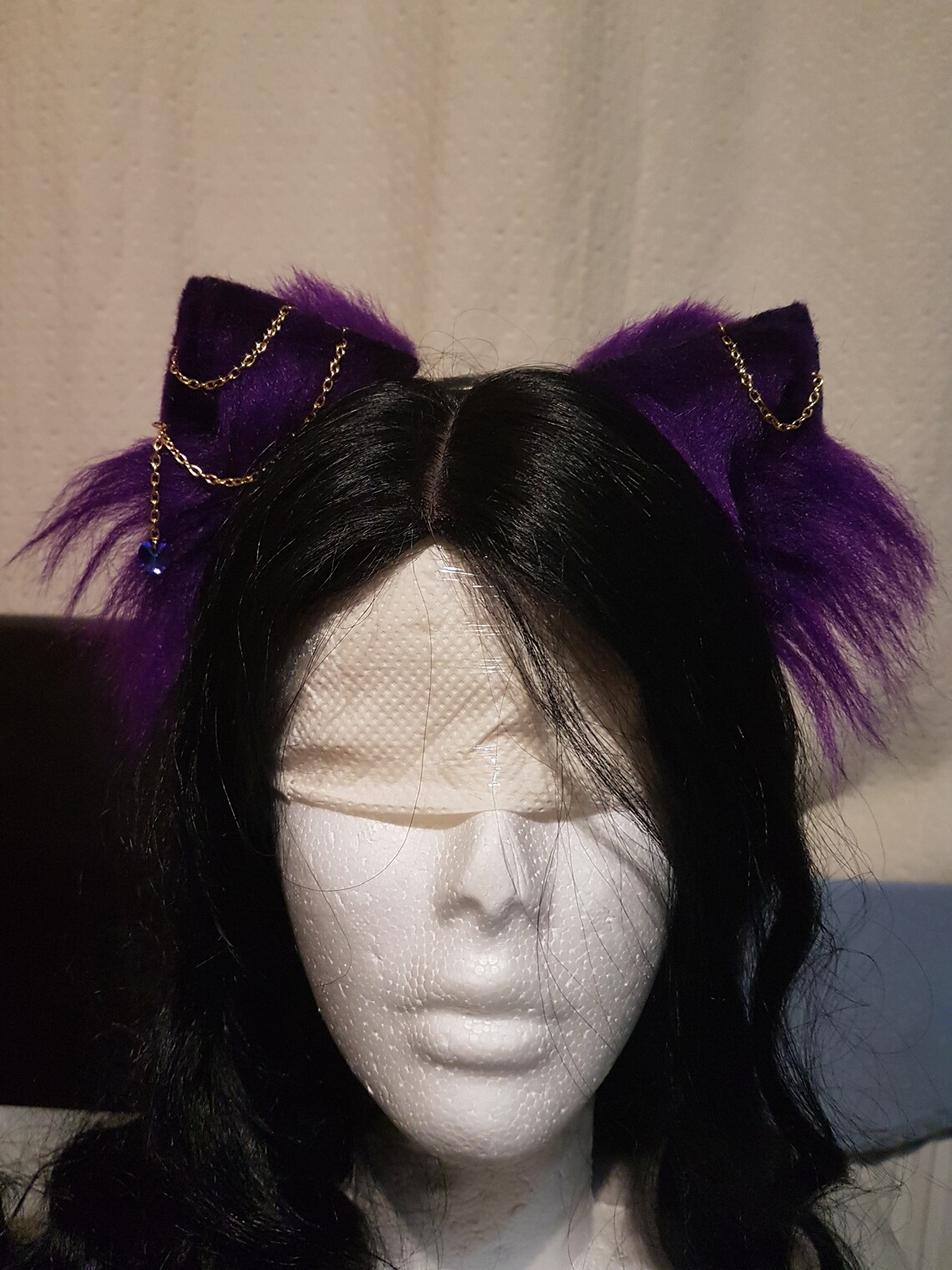 Purple Cat Ear Headband Faux Fur Ears/ Cosplay Ears/ Kawaii/ Etsy Sweden